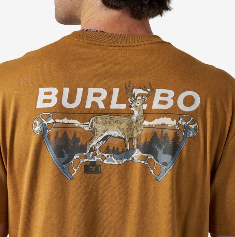 Burlebo Short Sleeve Tee - Light Brown - Bow Hunter
