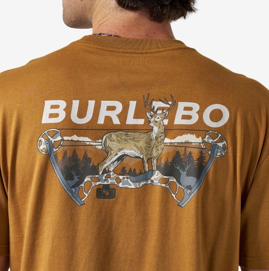 Burlebo Short Sleeve Tee - Light Brown - Bow Hunter