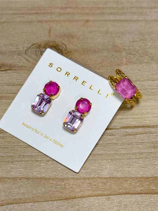 Sorrelli Zelie dangle Earrings in Panama Rose