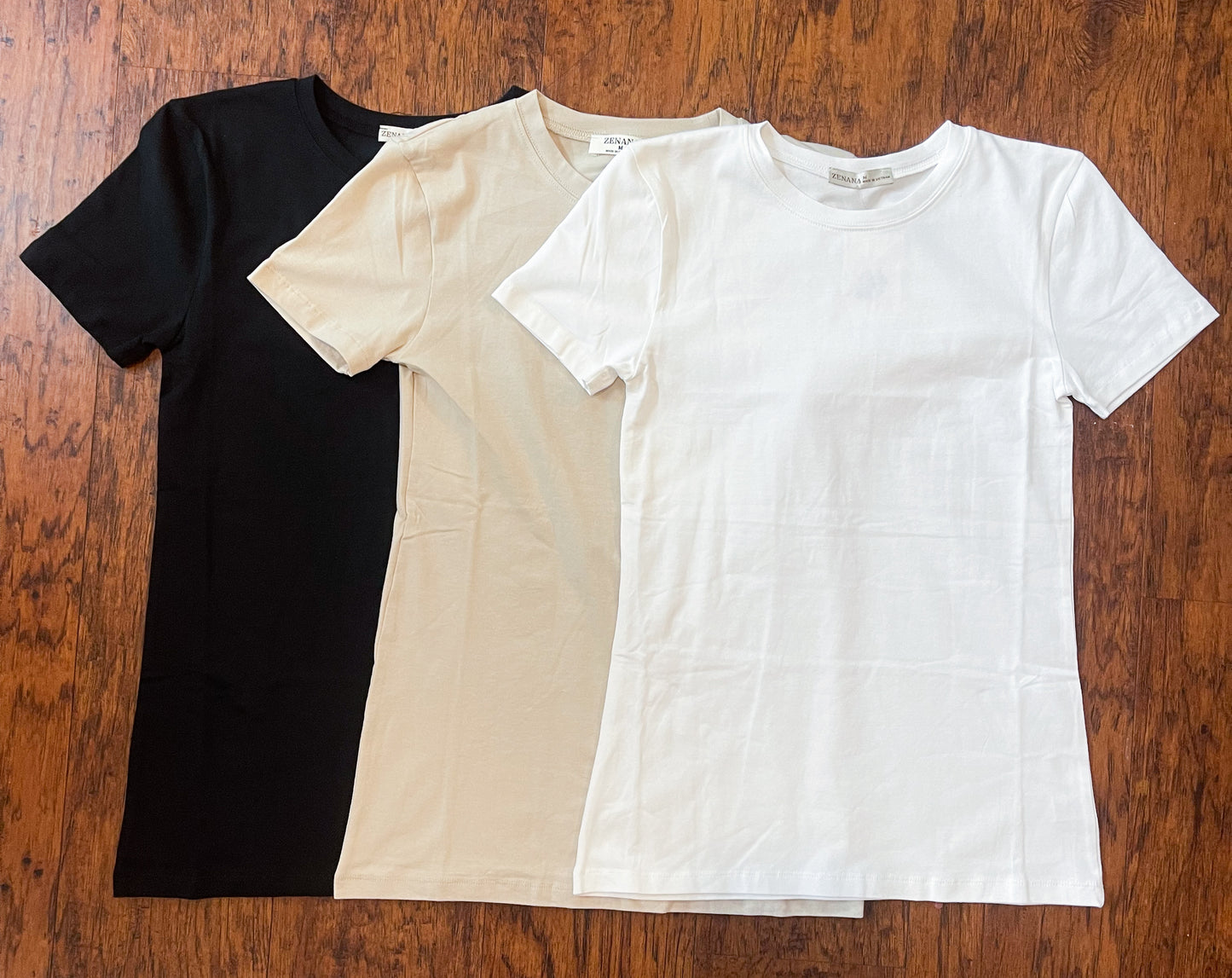 Basic Cotton Crew Top