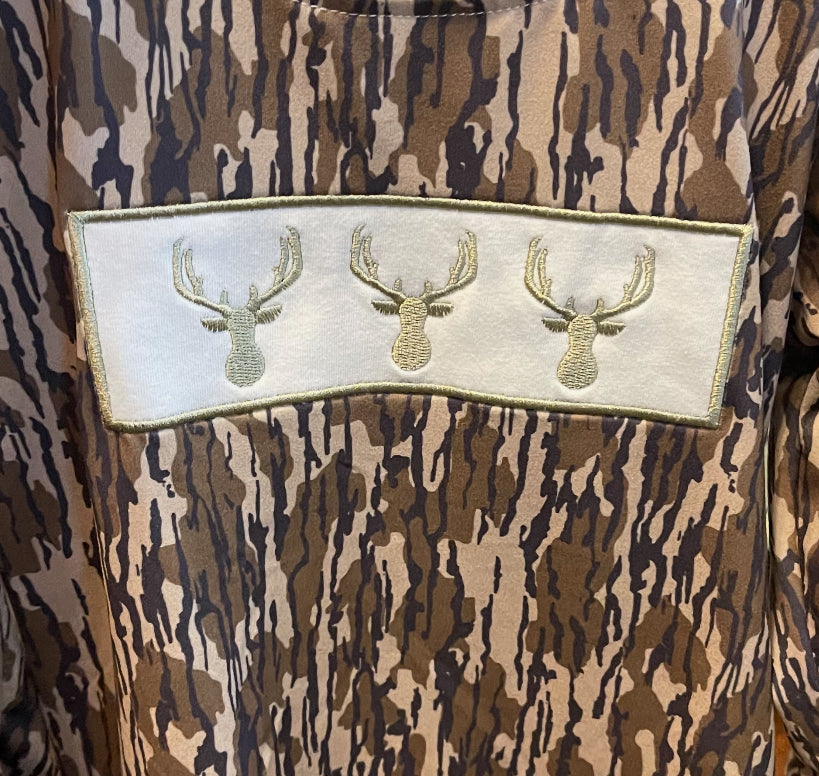 Boys Deer embroidered long sleeve