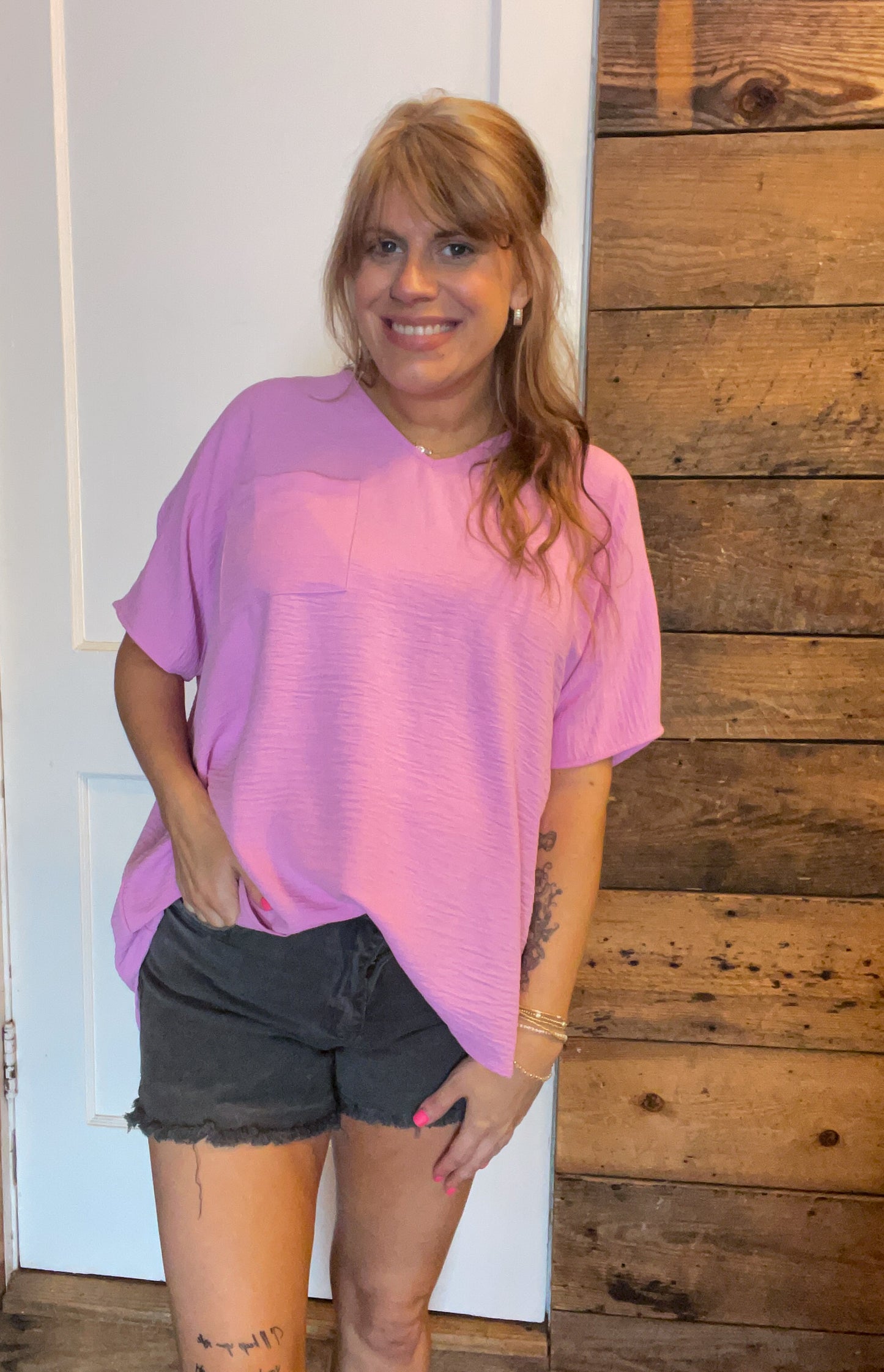 Ash Black Cutoff Shorts