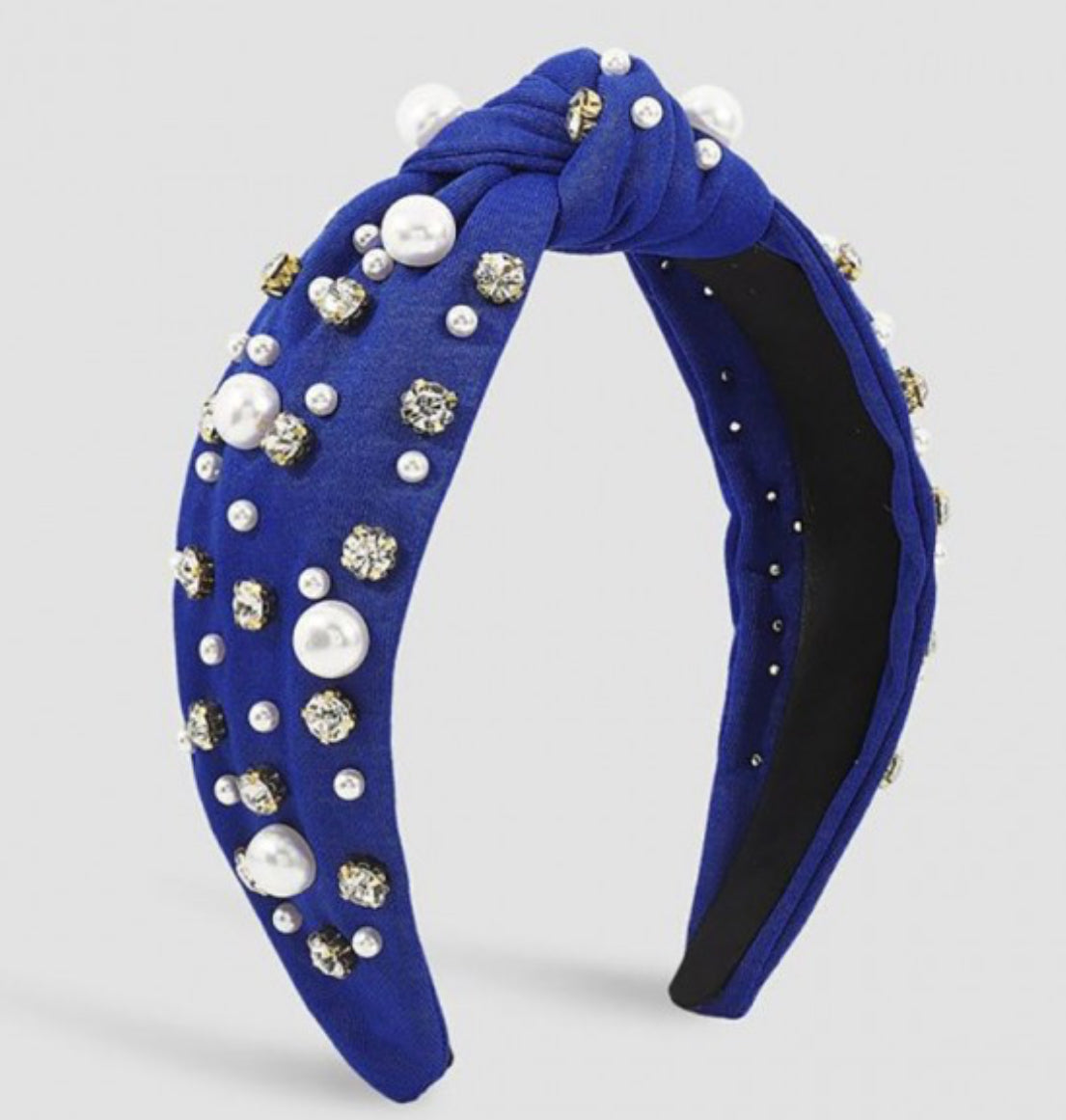 Large Pearl & rhinestone headband