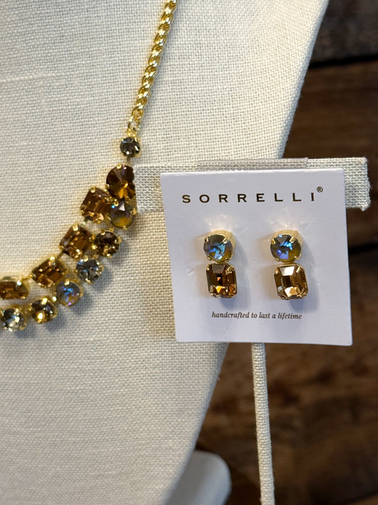Sorrelli Zelie dangle Earrings in Honey Bourbon