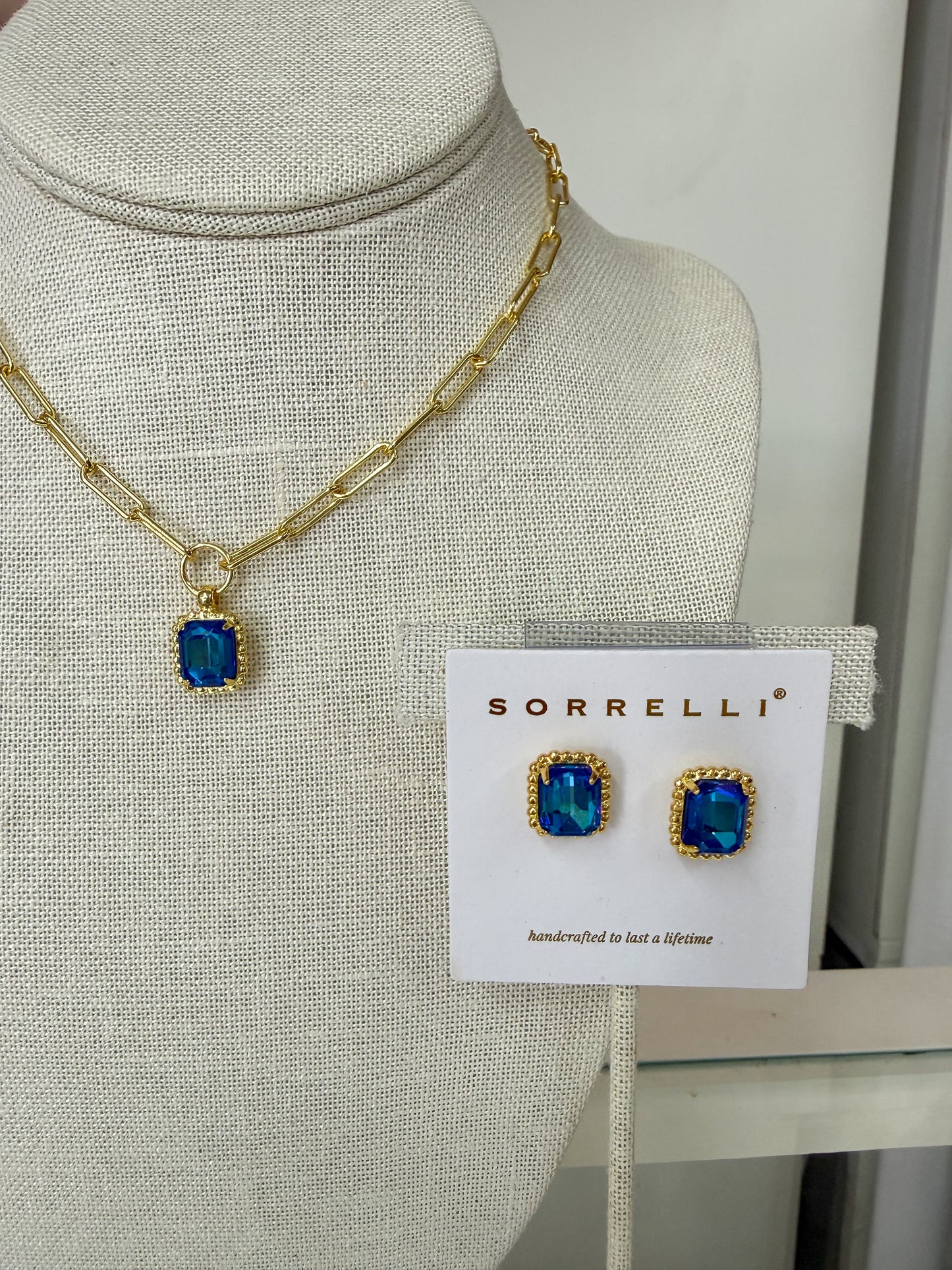 Sorrelli Decorated Stud in Royal Blue Delite