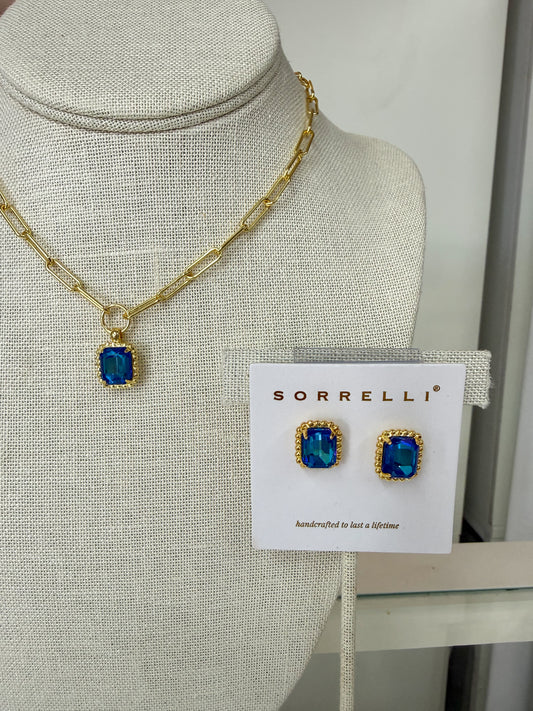 Sorrelli Decorated Stud in Royal Blue Delite