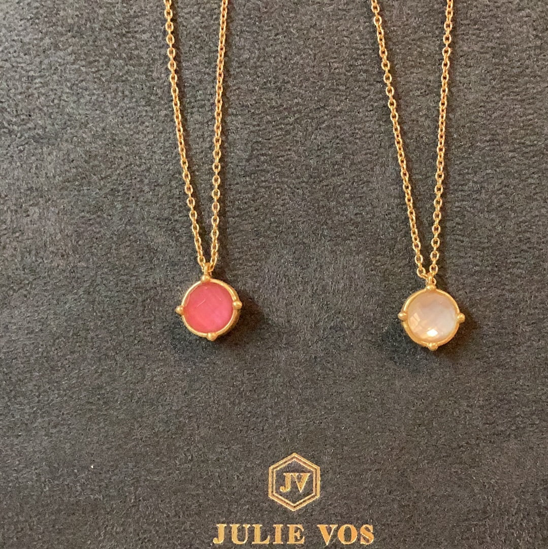 JULIE VOS HONEY BEE SOLITAIRE NECKLACE