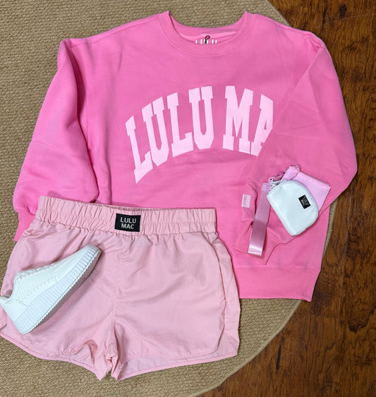 Lulu Mac Pink w/ light pink pullover