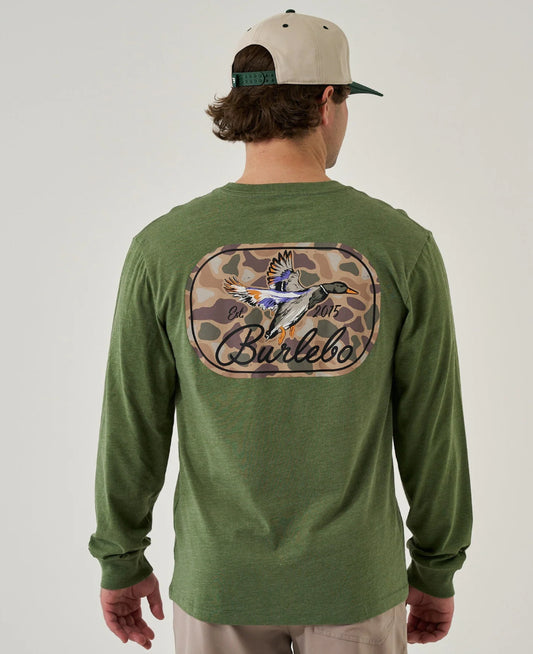 Burlebo Long Sleeve Tee in Ducks Flying In
