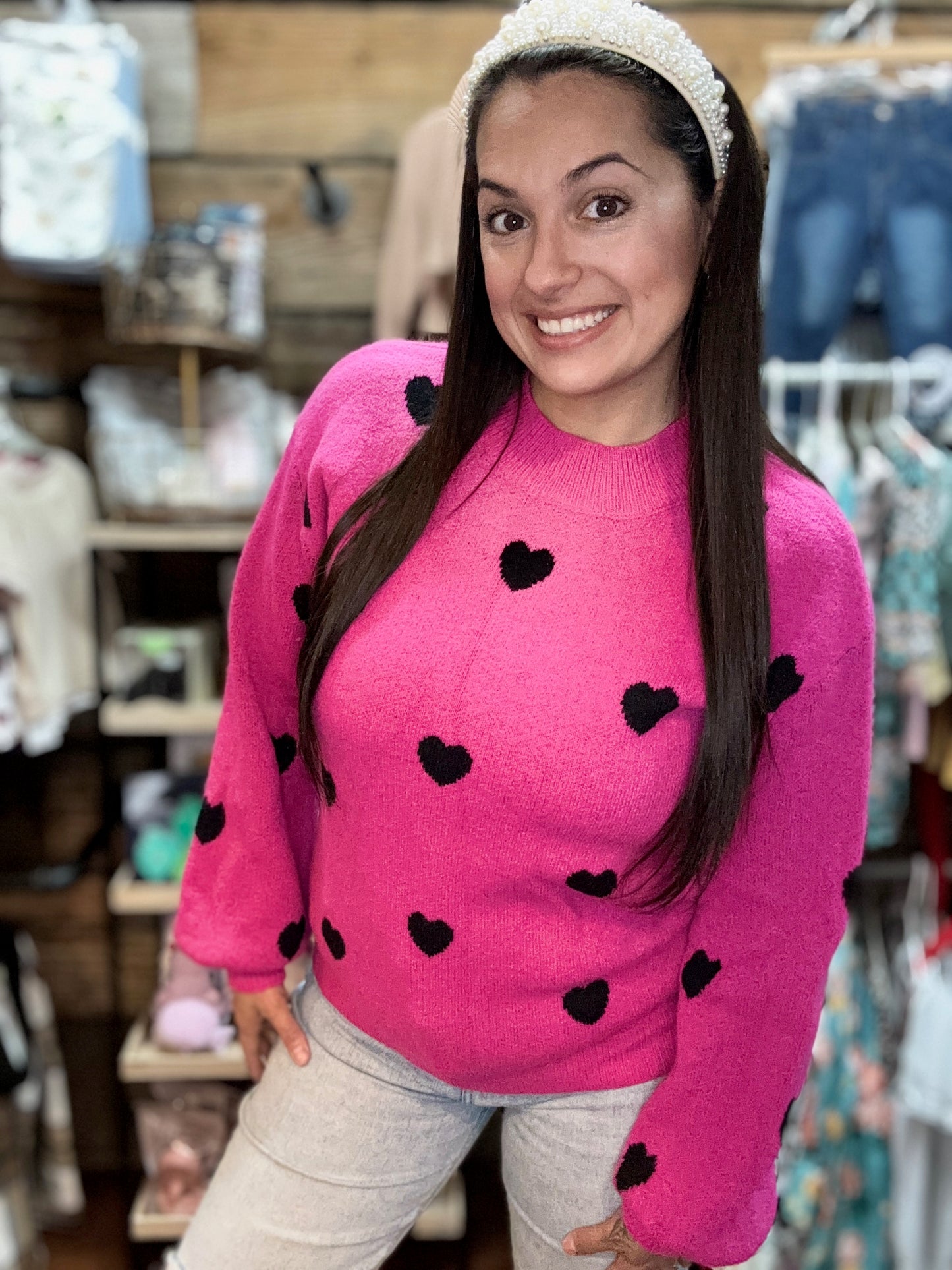 MISS SPARKLING HEART SWEATER