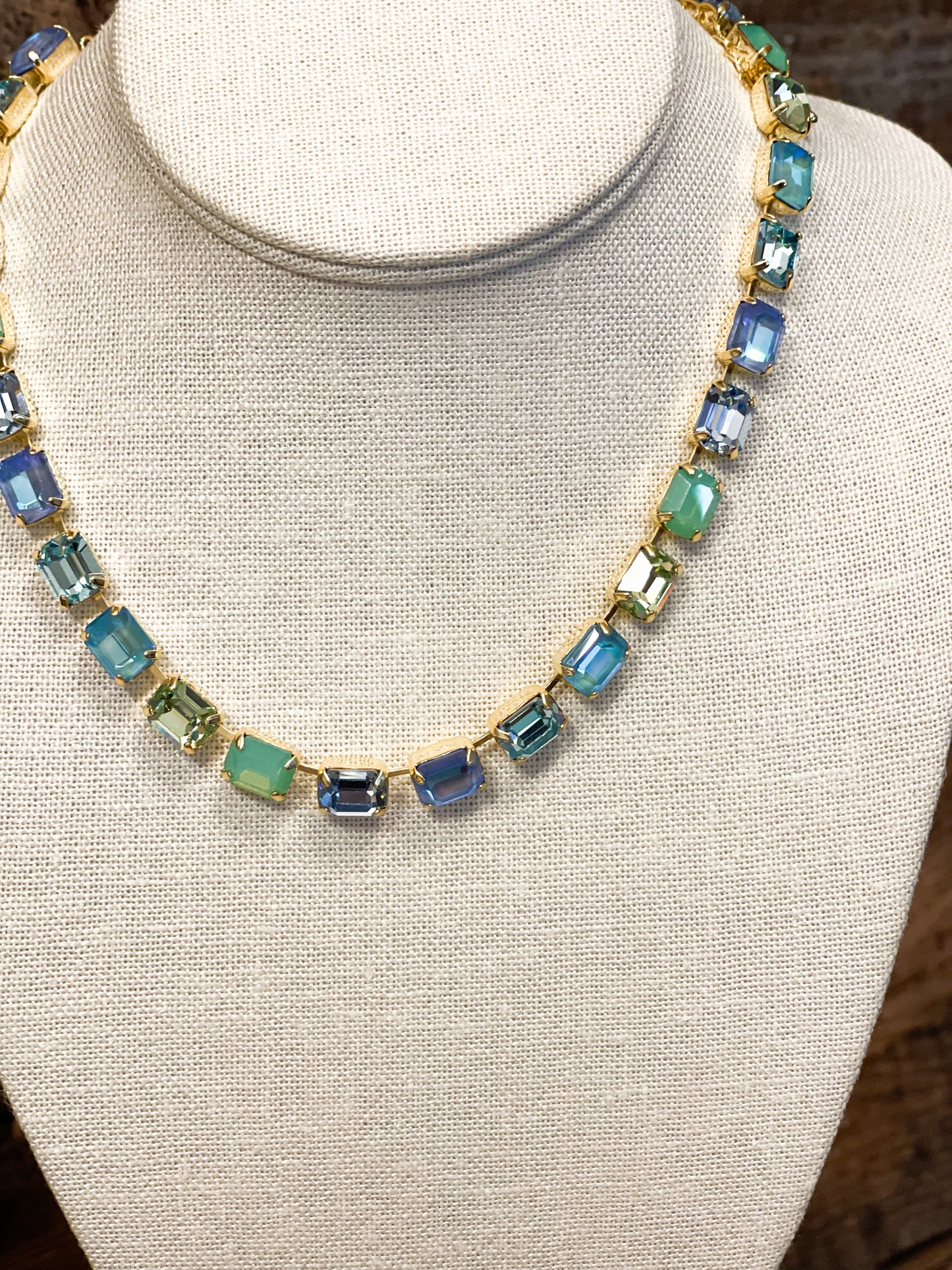 Sorrelli Octavia Repeat Tennis necklace in Ocean
