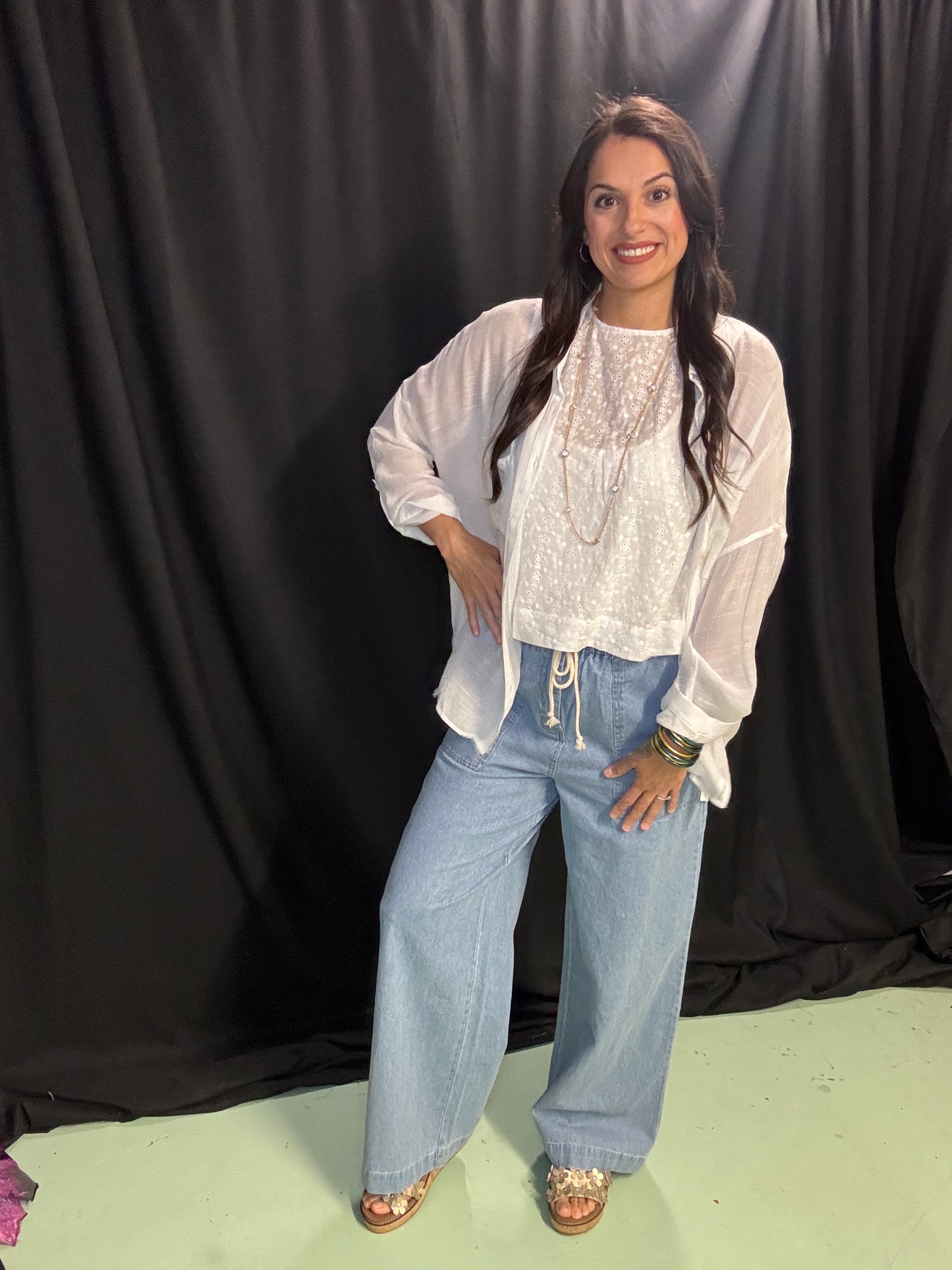 Chambray Charlene Pants