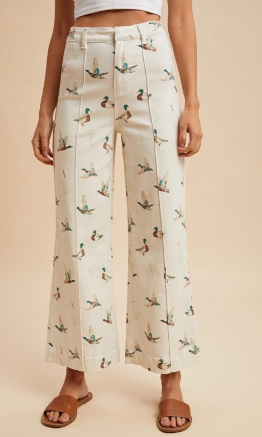 Mallory Mallard Wide Leg Jeans