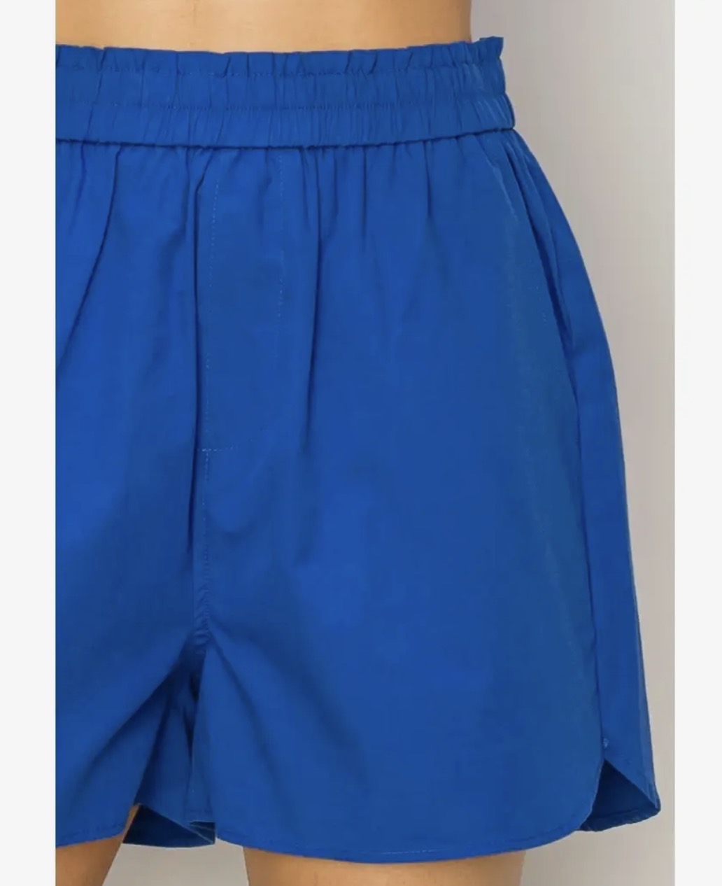 Cobalt High Waisted Shorts