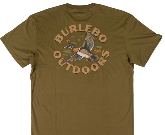 Burlebo Short Sleeve Tee - Hunter Green - Wood Duck