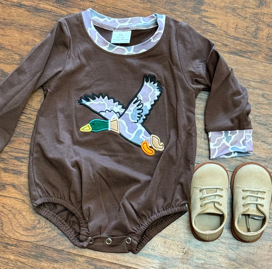 Camo Mallard long sleeve Bubble