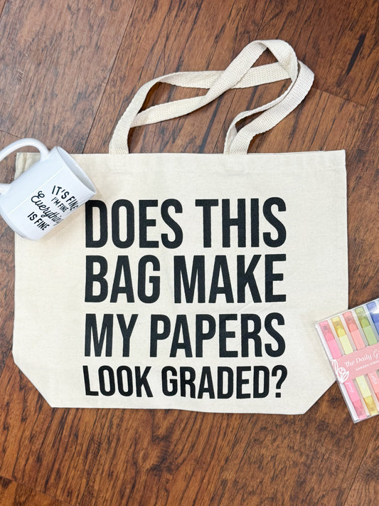 Poppy & Pine Grading Papers Teacher Bag