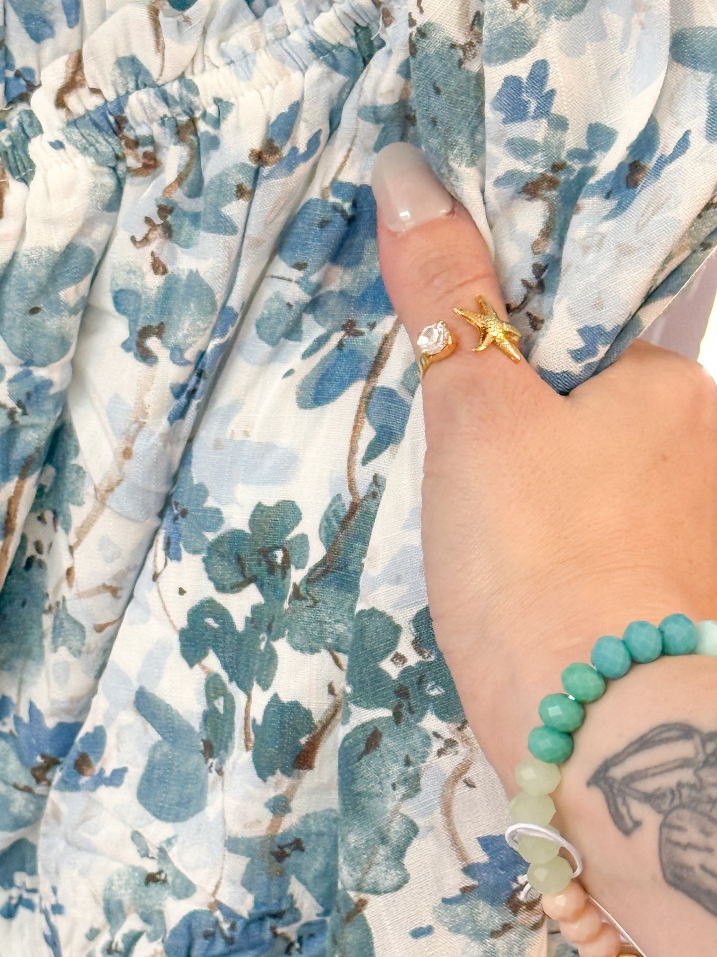 Sorrelli Starfish Open Band Ring