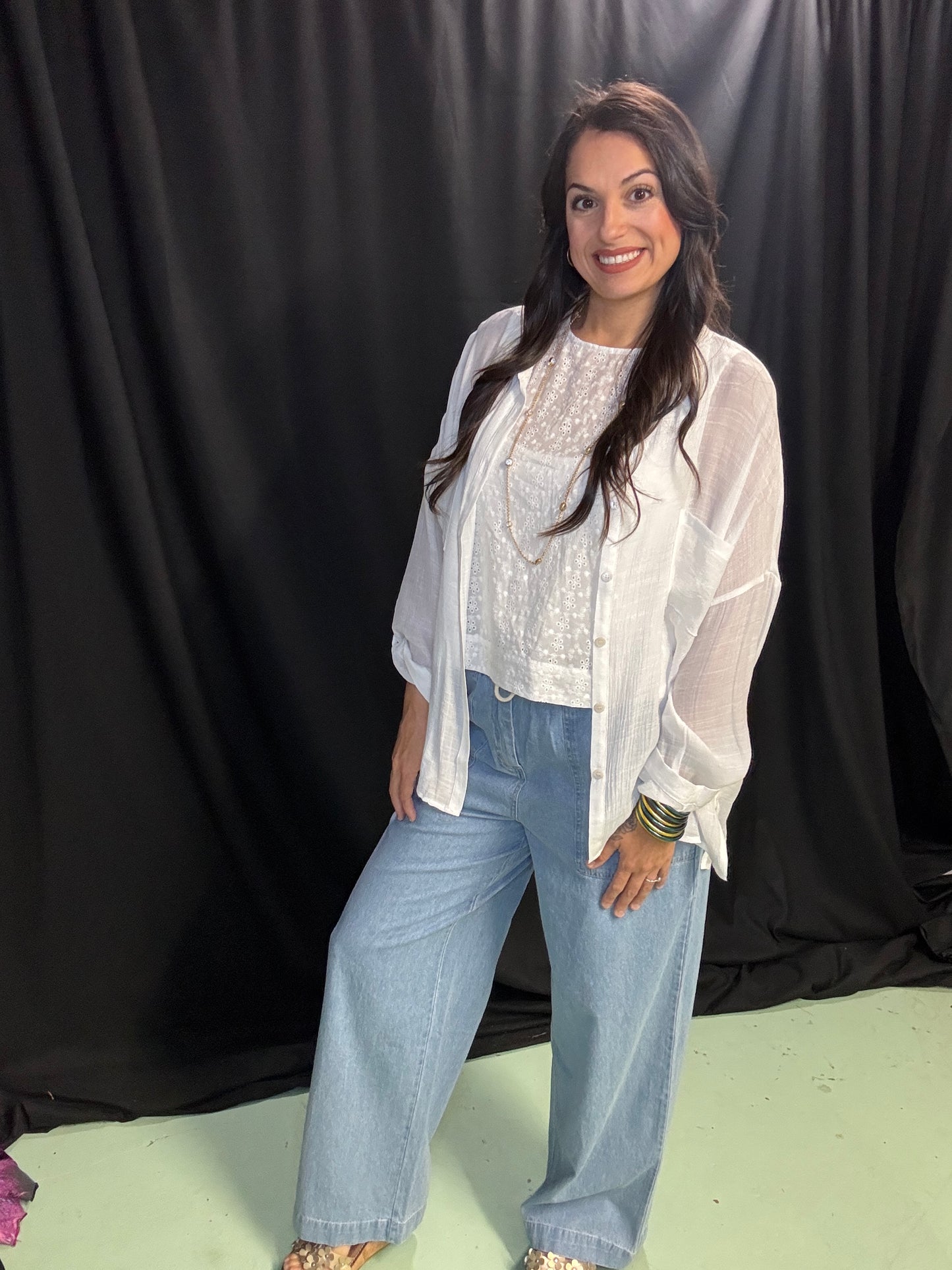Chambray Charlene Pants
