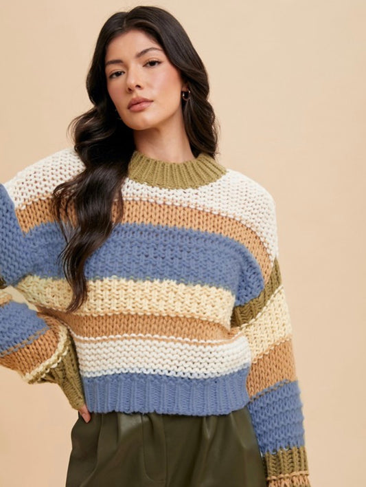 Lennon Striped Sweater