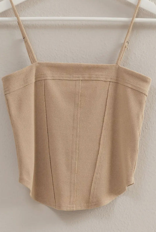 Savvy Suede Crop Top