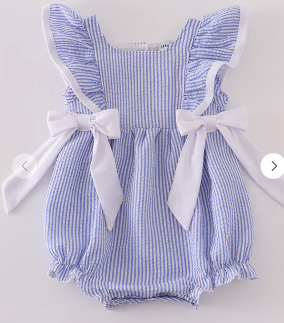 Seersucker Ruffle Bubble