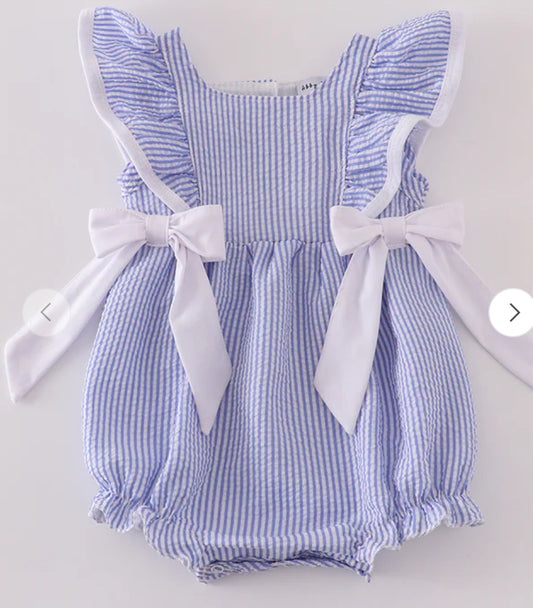 Seersucker Ruffle Bubble