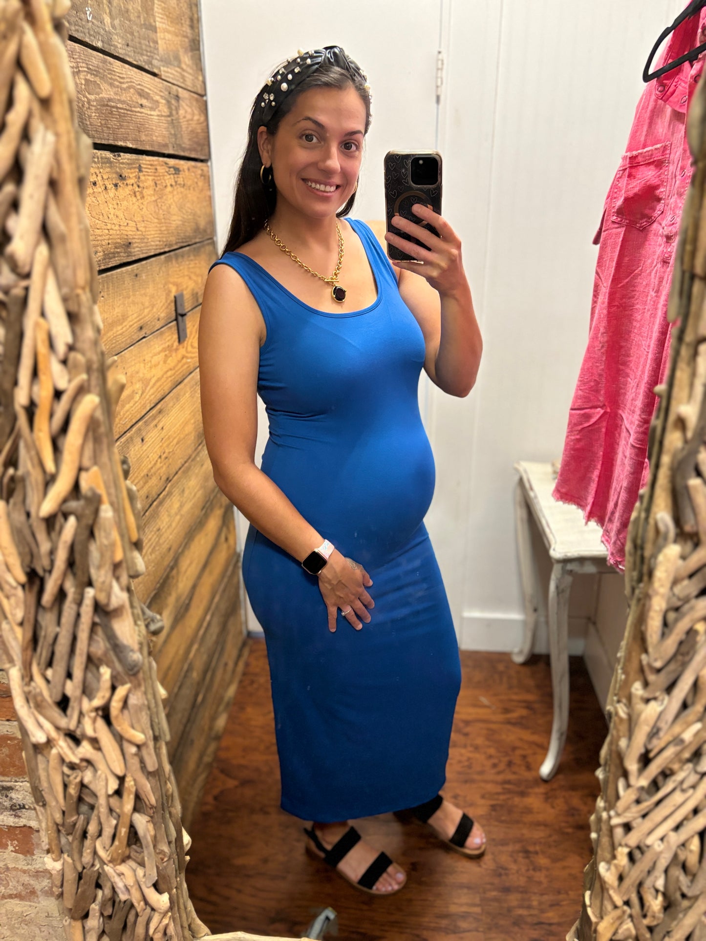 Classic Blue Seamless Maxi