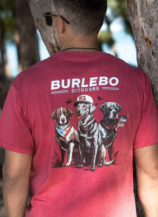 Burlebo Short Sleeve Tee in American Dog