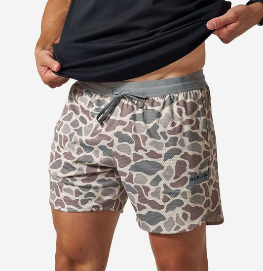 Burlebo Mesh Training Shorts - Classic Deer Camo