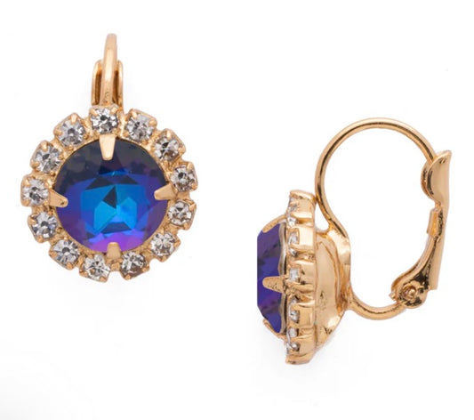 Sorrelli Haute Halo Dangle Earrings in Royal Blue *