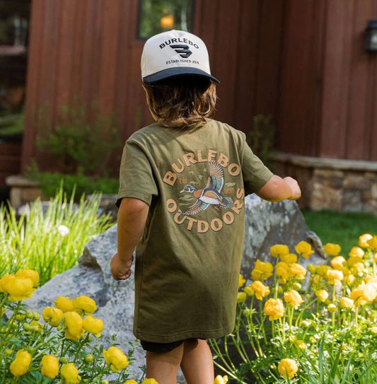 Burlebo Youth Short Sleeve Tee Wood Duck