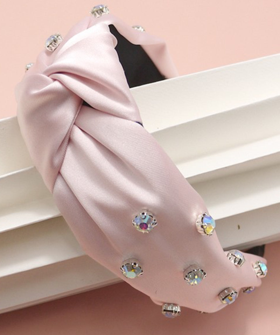 Pearl and rhinestone headbands