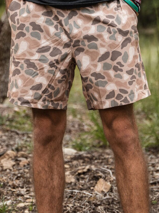 Burlebo Everyday Short in Pintail Camo 7”