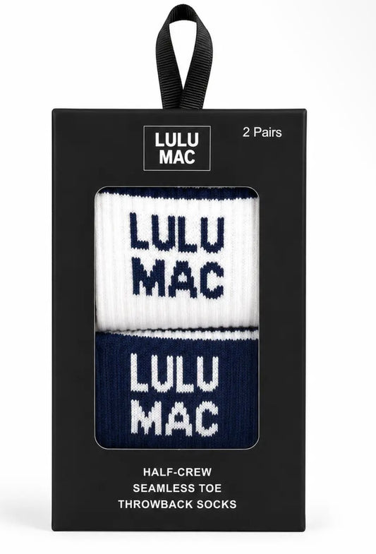 Lulu Mac Socks 2 Pair Box