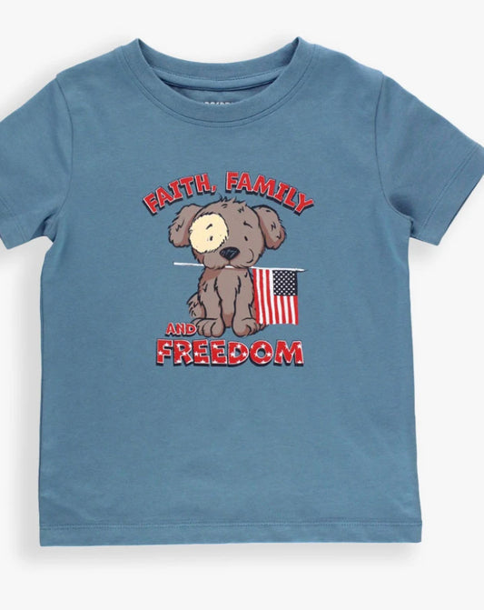Ruggedbutts Faith Family & freedom tee