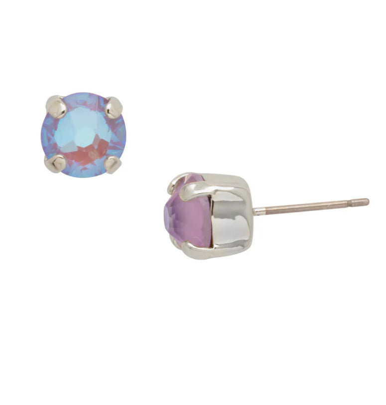 Sorrelli Simple Stud Earrings in Lavender Delite