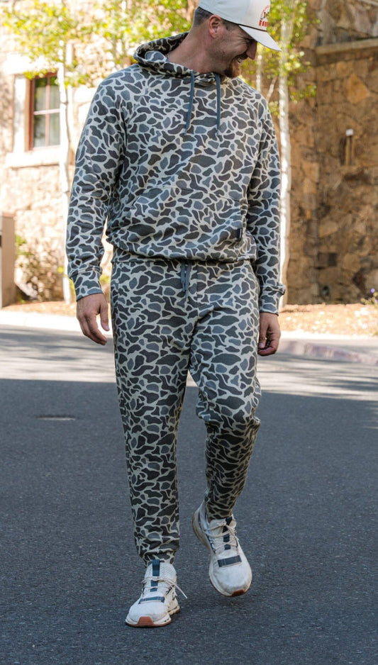 Burlebo Fleece Jogger in Classic Deer camo
