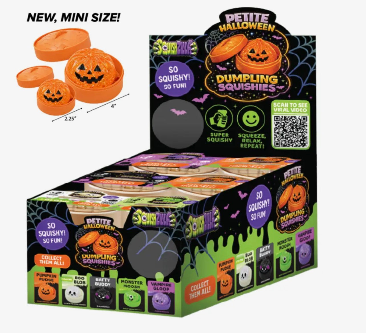 Petite Halloween dumplings