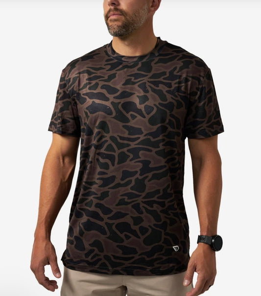 Burlebo Go-To Tee in Benita Camo