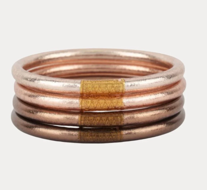 BuDhaGirl Fawn All Weather Bangles - Set of 4