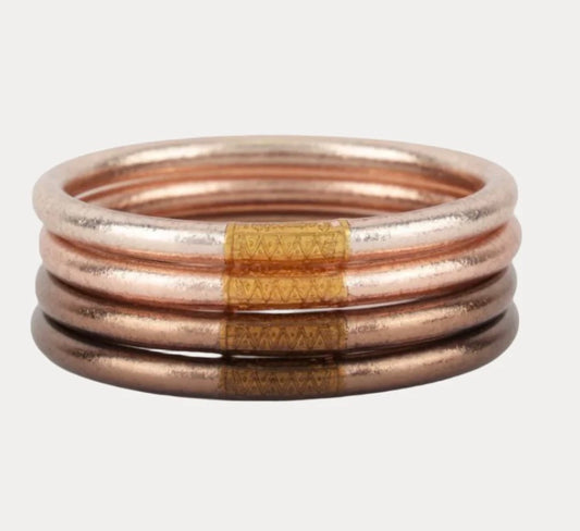 BuDhaGirl Fawn All Weather Bangles - Set of 4