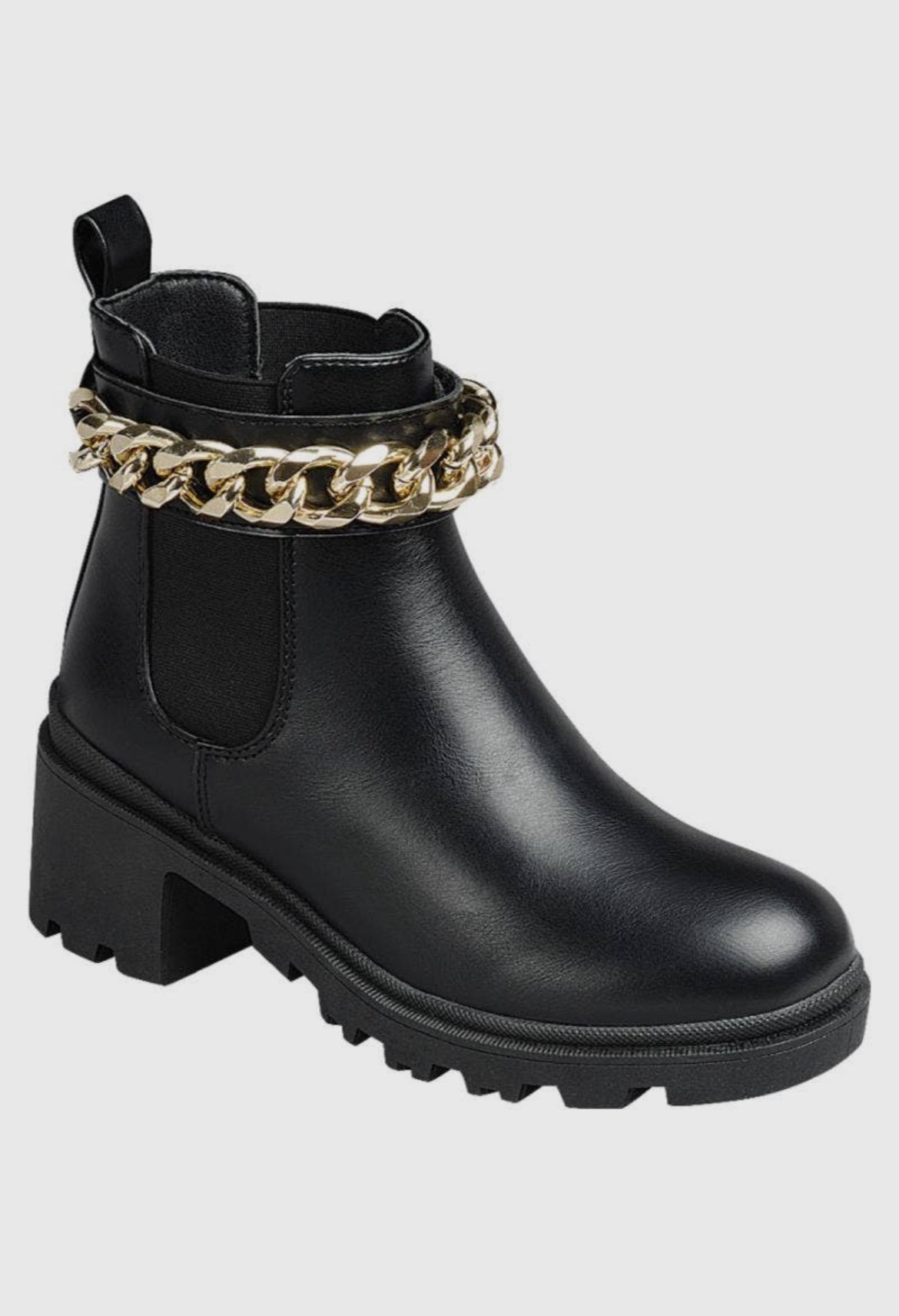 Black Chain Boot