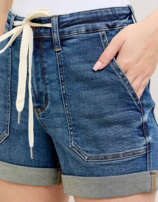 Judy Blue High Waist Jogger Shorts