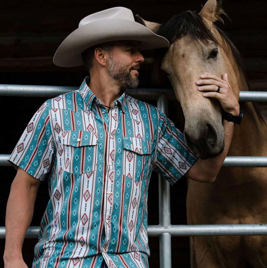 Burlebo Western Performance Button Up - The Abbott