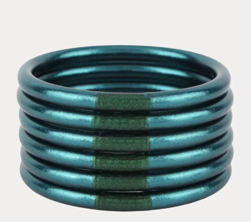 BuDhaGirl Plume All Weather Bangles - Set of 6