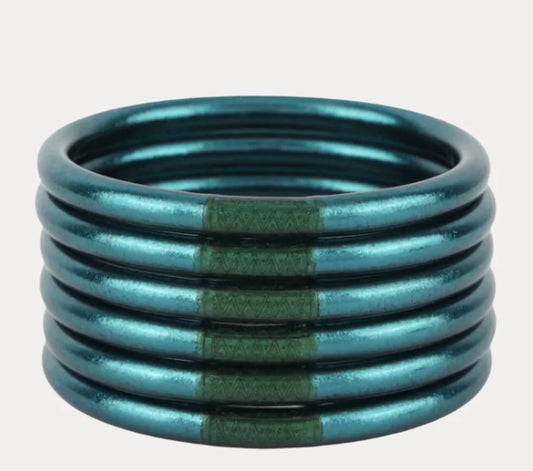 BuDhaGirl Plume All Weather Bangles - Set of 6