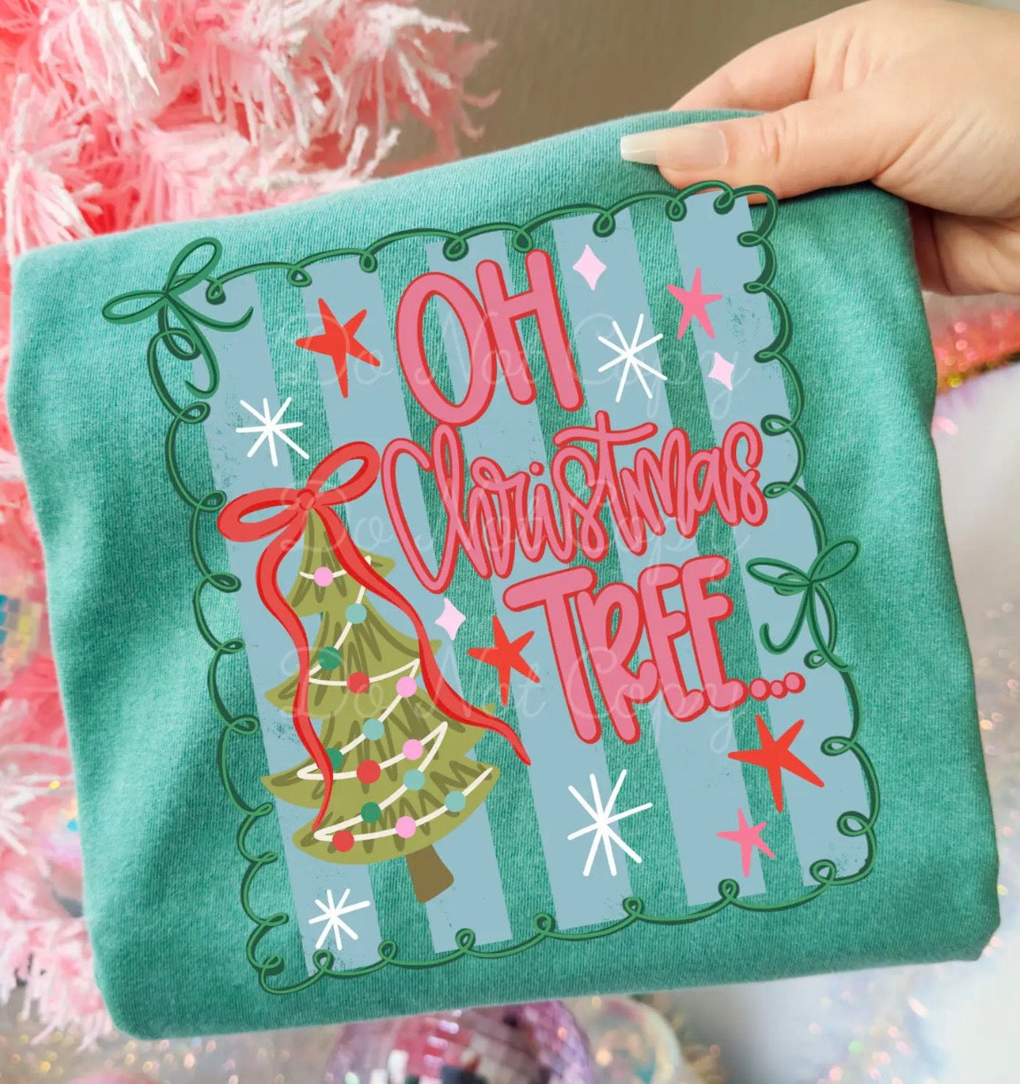 Oh Christmas Tree Comfort Colors Tee