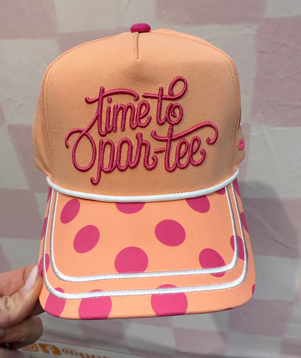Poppy & Pine Time To Par-Tee Hat