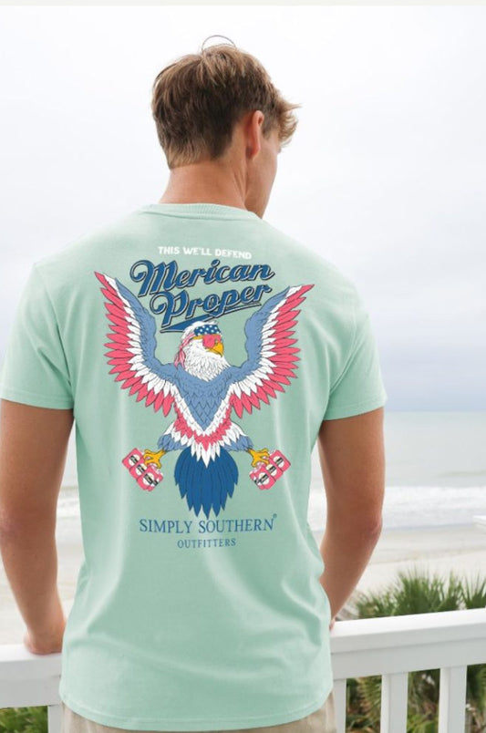 Simply Southern American Proper Tee